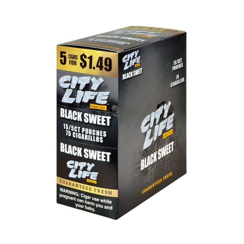 City life black sweet 5/$1.29 15/5ct